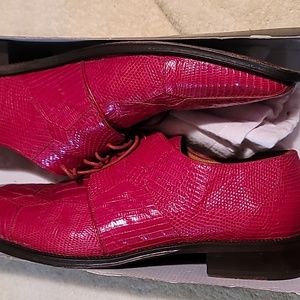 David eden mens alligator and lizard shoes